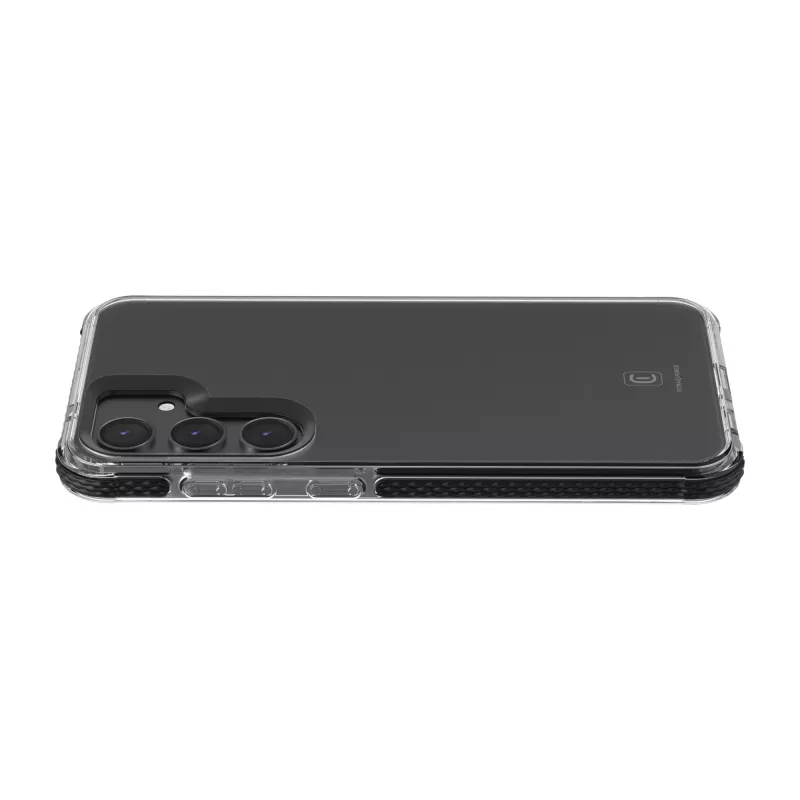 Cellularline Tetra Force Strong Guard - Galaxy S25 Ultra-aizsargājoša, triecienizturīga elastīga maciņa ar integrētu Microban® antibakteriālo tehnoloģiju