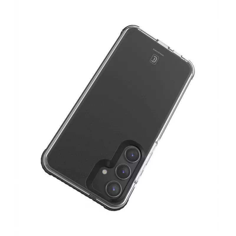 Cellularline Tetra Force Strong Guard - Galaxy S25 Ultra-aizsargājoša, triecienizturīga elastīga maciņa ar integrētu Microban® antibakteriālo tehnoloģiju