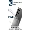 Cellularline Fine - Galaxy S25 Ultra, vāciņš, Samsung, Galaxy S25 Ultra, 17,3 cm (6,8 collas), caurspīdīgs