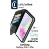 Cellularline Book Agenda - Galaxy A36/A56 Ādas efekta grāmatiņas vāciņš ar magnētisko aizdari
