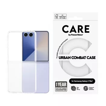 PanzerGlass CARE™ by ® Urban Combat vāciņš Transparent Samsung Galaxy Z Flip7