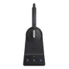 Bezvadu mono austiņa Yealink WH64 Teams — Bluetooth, supraaural, 20–20000 Hz, 150 m diapazons, melna