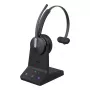 Bezvadu mono austiņa Yealink WH64 Teams — Bluetooth, supraaural, 20–20000 Hz, 150 m diapazons, melna