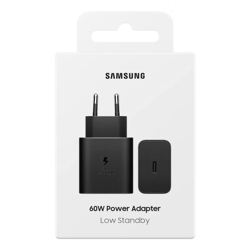 Samsung EP-T6010NBEGWW mobilās ierīces lādētājs Klēpjdators, Viedtālrunis, Planšetdators Melns Maiņstrāva Ātrā uzlāde Iekštelpām