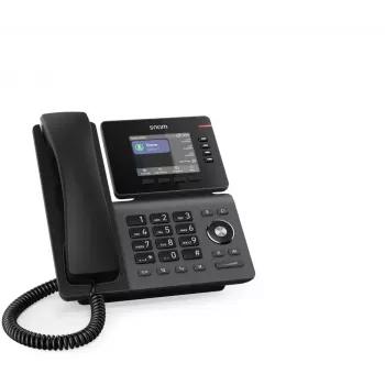 IP telefons Snom D810W — 3,36 collu IPS displejs, Gigabit Ethernet, Wi‑Fi (802.11a/b/g/n/ac), PoE, melns