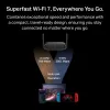 TP-Link BE3600 Wi-Fi 7 bezvadu maršrutētājs 2,5 gigabaitu Ethernet divjoslu (2,4 GHz / 5 GHz) melns