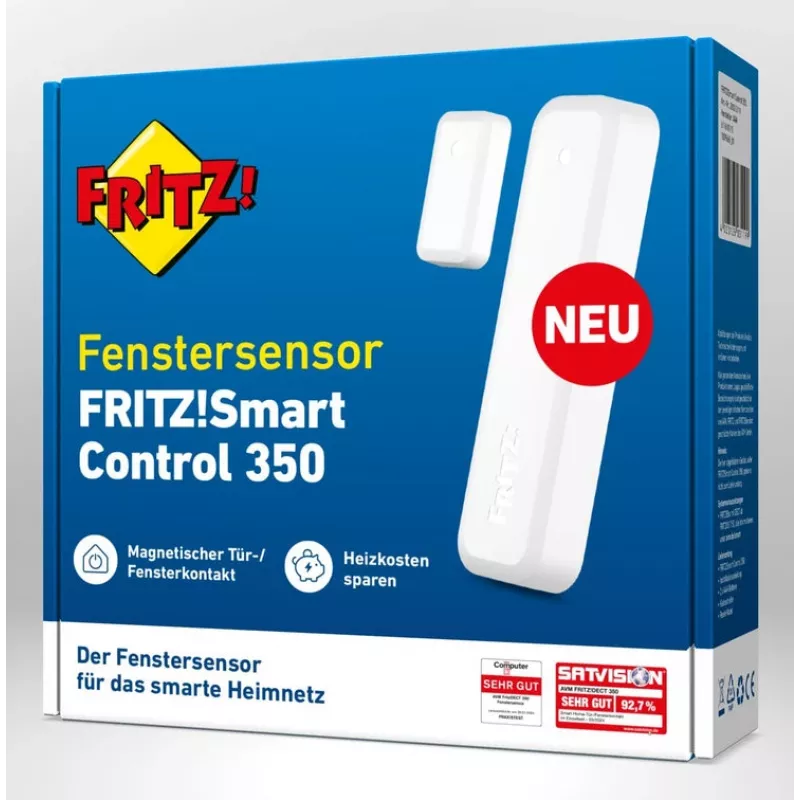 FRITZ Smart Control 350 durvju/logu sensors Bezvadu Durvis/Logs Balts