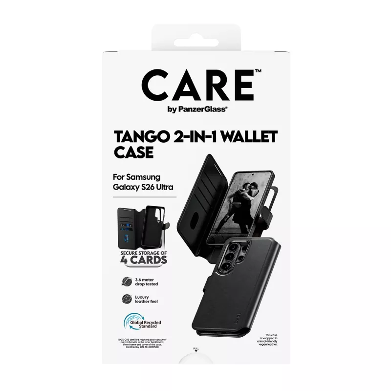 PanzerGlass CARE™ by ® Tango 2-in-1 maka apvalks ar Qi Samsung Galaxy S26 Ultra