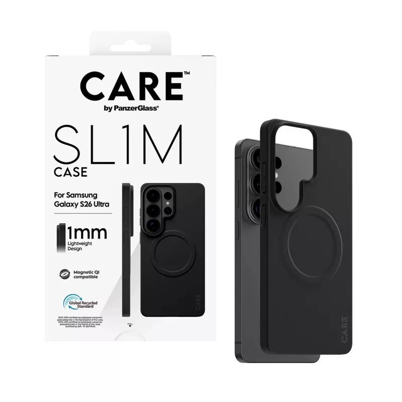 Aizsargājošs PanzerGlass CARE SL1M vāciņš Samsung Galaxy S26 Ultra, melns