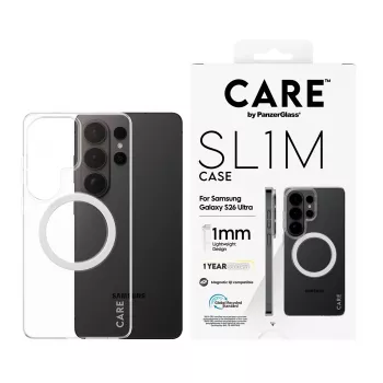 Phone case PanzerGlass CARE™ SL1M Transparent with Qi Samsung Galaxy S26 Ultra (6.9 inch)