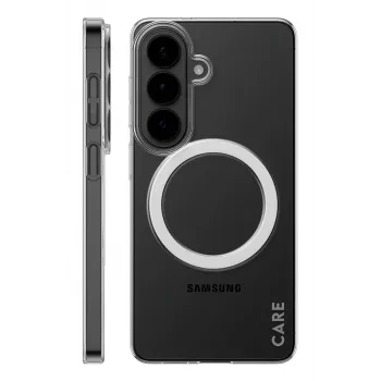 PanzerGlass CARE™ SL1M caurspīdīgs aizsargapvalks ar Qi Samsung Galaxy S26, piemērots līdz 16 cm (6,3 collu) ekrānam