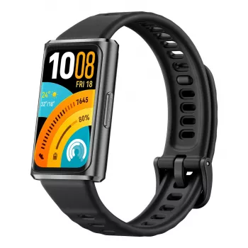 Plaukstas locītavas aktivitātes izsekotājs HUAWEI Band 11 Pro ar 1,62 collu AMOLED displeju, optisko sirdsdarbības sensoru, 14 dienu akumulatoru, melns