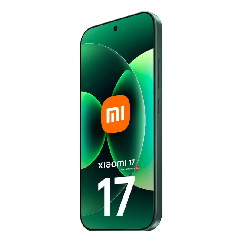 Viedtālrunis Xiaomi 17 — 6,3 collu (16 cm) displejs, Snapdragon 8 Elite Gen 5, 12 GB RAM, 512 GB krātuve, 6330 mAh, Zaļš