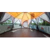 Coleman telts Cortes Octagon 8 — 8 personām, ciets rāmis, 15,7 m², pelēks/oranžs