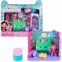 Gabby's Dollhouse, Groovy Music Room ar Daniel James Catnip figūriņu, 2 aksesuāri, 2 mēbeļu gabali un 2 piegādes, rotaļlietas bērniem no 3 gadu vecuma