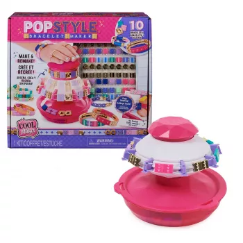 Cool Maker , PopStyle aproču izgatavošanas komplekts ar 170 pērlītēm, izgatavo un pārveido 10 (iepakojums var atšķirties), mākslas un amatniecības rotaļlietas bērniem no 7 gadu vecuma