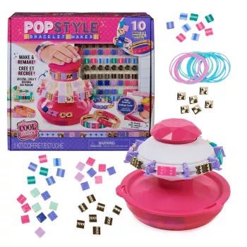 Cool Maker , PopStyle aproču izgatavošanas komplekts ar 170 pērlītēm, izgatavo un pārveido 10 (iepakojums var atšķirties), mākslas un amatniecības rotaļlietas bērniem no 7 gadu vecuma