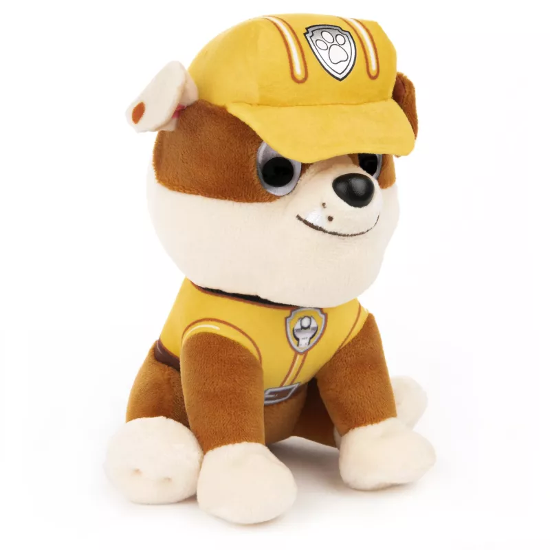 PAW Patrol GUND Official Rubble in Signature Construction Uniform Plush Toy, Plīša dzīvnieks bērniem no 1 gada, 6 collas