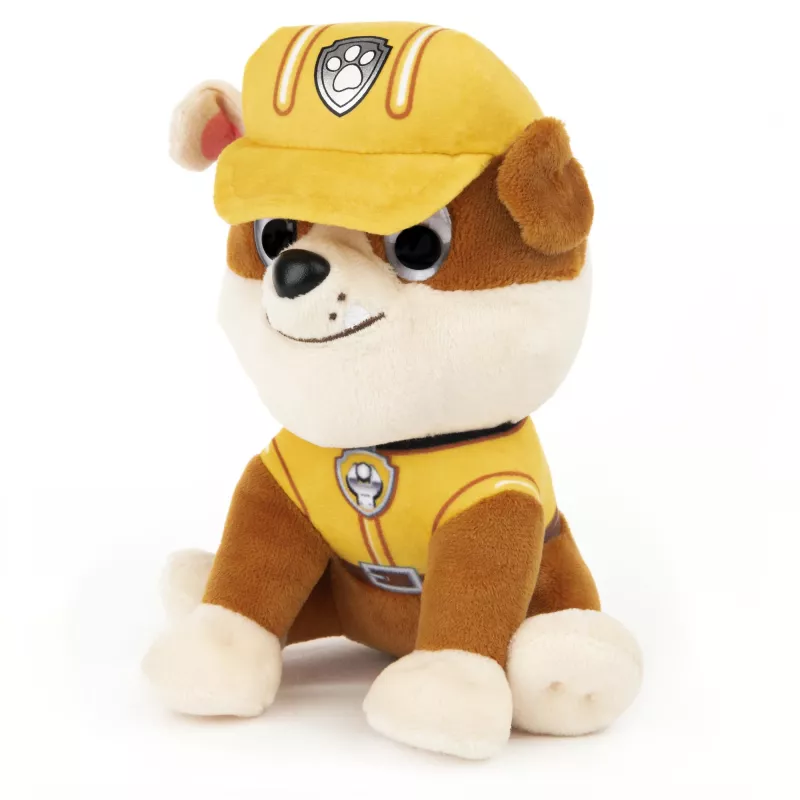 PAW Patrol GUND Official Rubble in Signature Construction Uniform Plush Toy, Plīša dzīvnieks bērniem no 1 gada, 6 collas