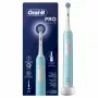 Oral-B Pro 1 Sensitive Clean pieaugušo rotējoši oscilējoša zobu birste zilā krāsā
