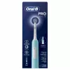 Oral-B Pro 1 Sensitive Clean pieaugušo rotējoši oscilējoša zobu birste zilā krāsā