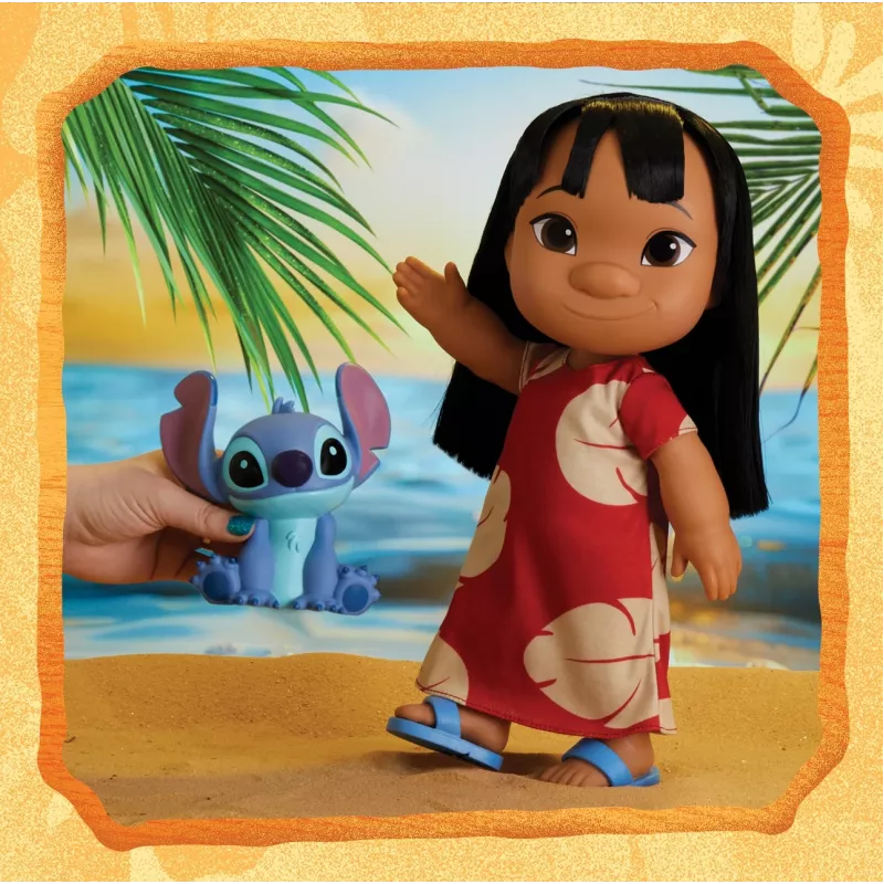 Just Play Disney Lilo & Stitch, modes lelle, Sieviete, 3 gadi, Zēns/Meitene, 350 mm, Daudzkrāsaina