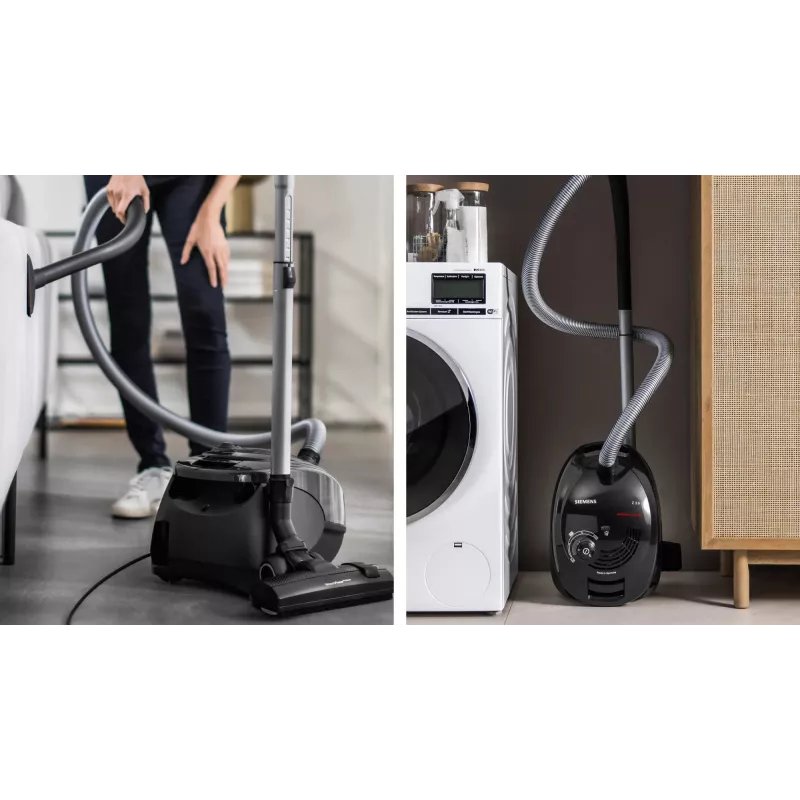 Siemens VSZ3XTRM11 putekļsūcējs 4 L Cilindra putekļsūcējs Sausā tīrīšana 850 W Putekļu maisiņš