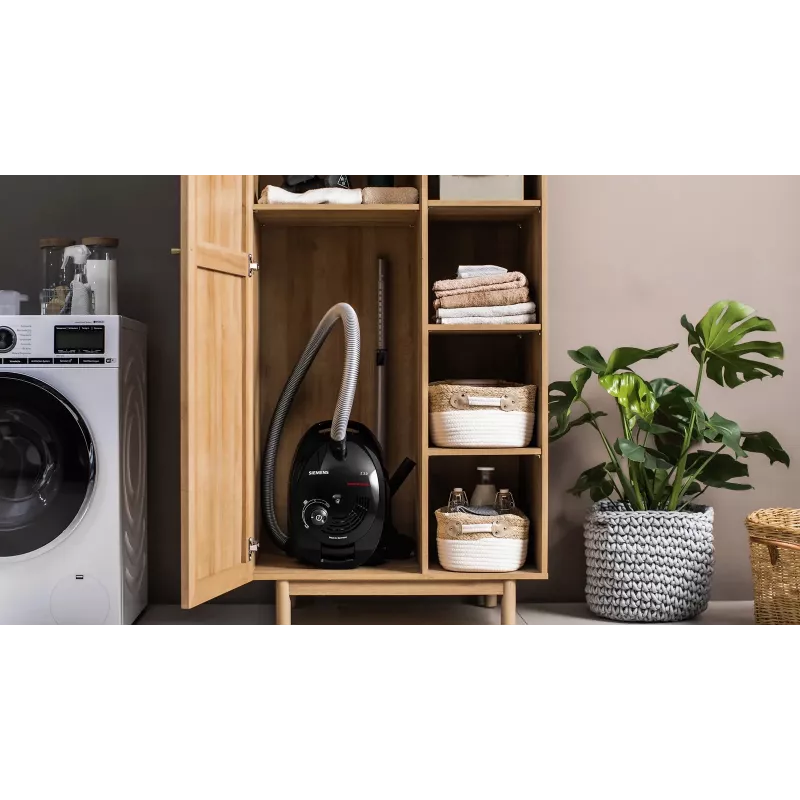 Siemens VSZ3XTRM11 putekļsūcējs 4 L Cilindra putekļsūcējs Sausā tīrīšana 850 W Putekļu maisiņš