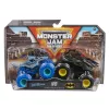Monster Jam, oficiālais Batman pret Megalodon metāla monstru kravas auto, mērogs 1:64, bērnu rotaļlietas zēniem no 3 gadu vecuma