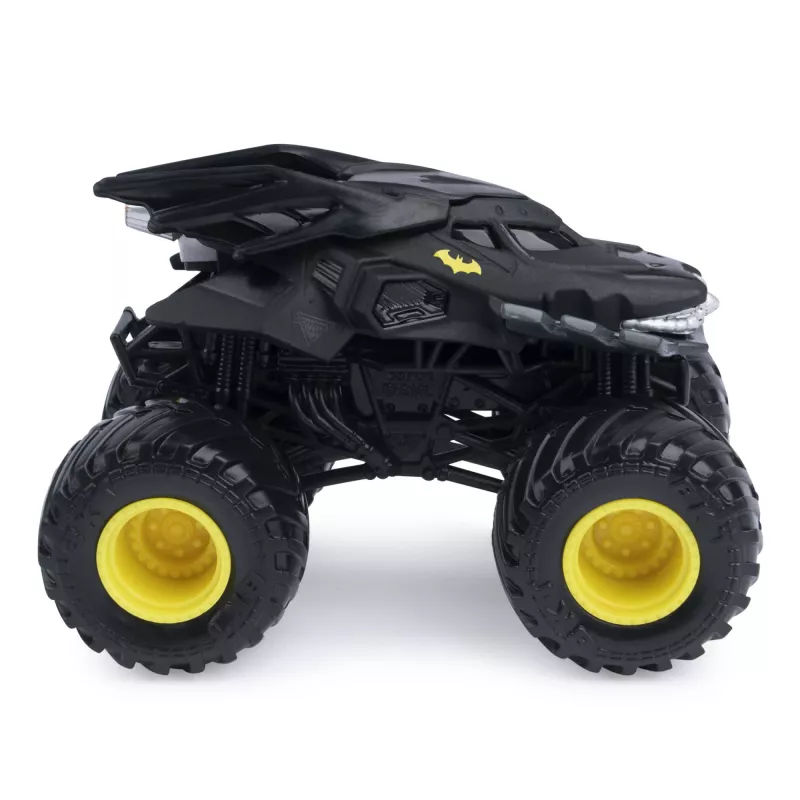Monster Jam, oficiālais Batman pret Megalodon metāla monstru kravas auto, mērogs 1:64, bērnu rotaļlietas zēniem no 3 gadu vecuma