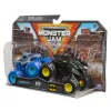 Monster Jam, oficiālais Batman pret Megalodon metāla monstru kravas auto, mērogs 1:64, bērnu rotaļlietas zēniem no 3 gadu vecuma