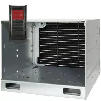 Datora korpuss INTER-TECH 88887382 Micro Tower melns — Micro Tower, atbalsta ATX/EATX/SSI EEB/Micro ATX/Mini-ITX, 7×3,5 collu nodalījumi, 2×2,5 collu nodalījumi, 10×5,25 collu nodalījumi, 2×USB 3.2 Gen1