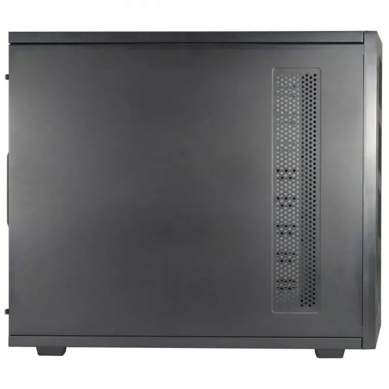 Datora korpuss INTER-TECH 88887382 Micro Tower melns — Micro Tower, atbalsta ATX/EATX/SSI EEB/Micro ATX/Mini-ITX, 7×3,5 collu nodalījumi, 2×2,5 collu nodalījumi, 10×5,25 collu nodalījumi, 2×USB 3.2 Gen1