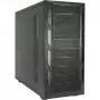 Datora korpuss INTER-TECH 88887382 Micro Tower melns — Micro Tower, atbalsta ATX/EATX/SSI EEB/Micro ATX/Mini-ITX, 7×3,5 collu nodalījumi, 2×2,5 collu nodalījumi, 10×5,25 collu nodalījumi, 2×USB 3.2 Gen1