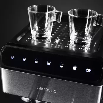 Espresso automāts CECOTEC Power Instant-ccino 20 Touch — pilnībā automātisks, 1,4 L ūdens tvertne, 2 krūzītēm, 1350 W