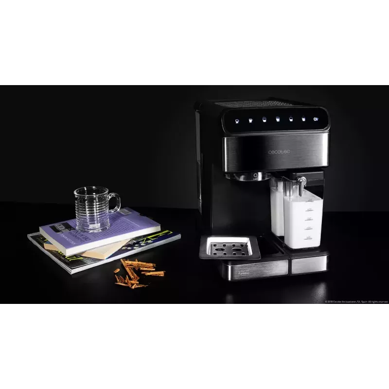 Espresso automāts CECOTEC Power Instant-ccino 20 Touch — pilnībā automātisks, 1,4 L ūdens tvertne, 2 krūzītēm, 1350 W