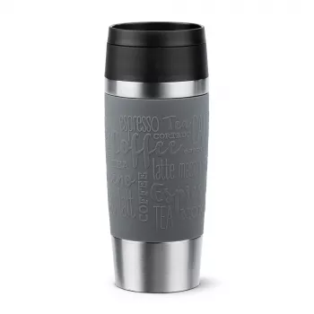 EMSA Travel Mug Classic 360 ml pelēks nerūsējošā tērauda ceļojumu krūze