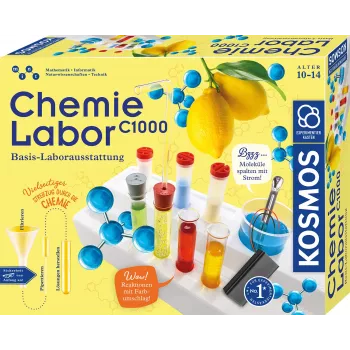 Kosmos Chemielabor C1000, Eksperimentu komplekts, Ķīmija, 10 gadi(e)