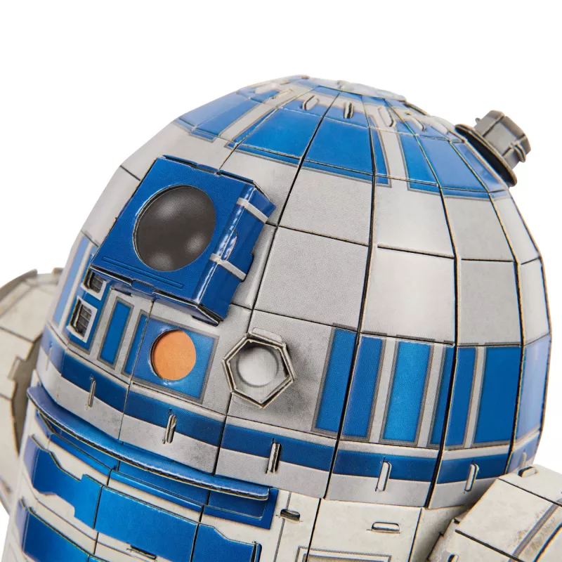 4D Build , Star Wars R2-D2 kartona modeļa komplekts 201 gab. | Star Wars rotaļlietas galda dekors | Celtniecības rotaļlietas | 3D modeļu komplekti pieaugušajiem un pusaudžiem 12+