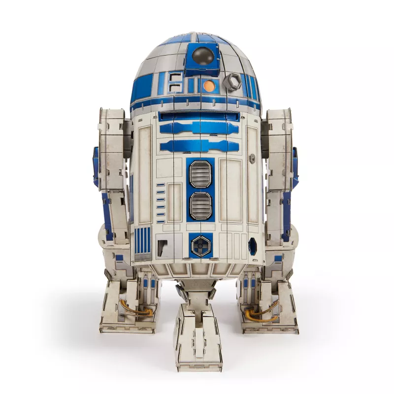 4D Build , Star Wars R2-D2 kartona modeļa komplekts 201 gab. | Star Wars rotaļlietas galda dekors | Celtniecības rotaļlietas | 3D modeļu komplekti pieaugušajiem un pusaudžiem 12+