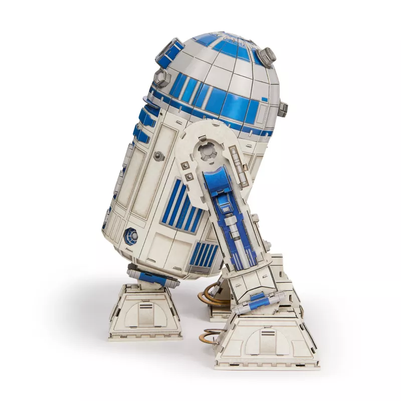 4D Build , Star Wars R2-D2 kartona modeļa komplekts 201 gab. | Star Wars rotaļlietas galda dekors | Celtniecības rotaļlietas | 3D modeļu komplekti pieaugušajiem un pusaudžiem 12+