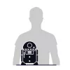 4D Build , Star Wars R2-D2 kartona modeļa komplekts 201 gab. | Star Wars rotaļlietas galda dekors | Celtniecības rotaļlietas | 3D modeļu komplekti pieaugušajiem un pusaudžiem 12+
