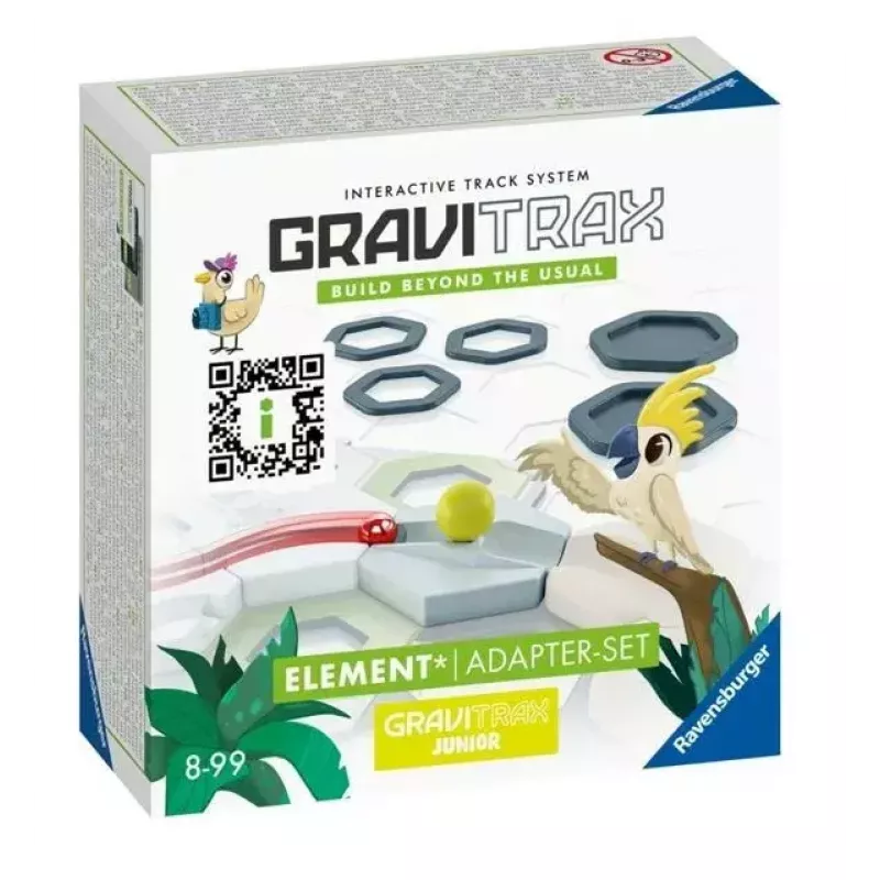 Paplašināšanas adapteru komplekts Ravensburger GraviTrax 27532 sliežu ceļa veidošanai