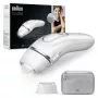 IPL matiņu noņemšanas ierīce BRAUN Silk‑expert Pro 3 PL3020 — Sudraba/Balta, darbināma no maiņstrāvas, sejas un ķermeņa uzgaļi