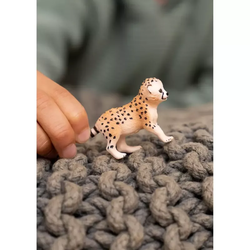 Figūra Schleich WILD LIFE geparda mazulis modelis 14866, brūna, vecumam 3+