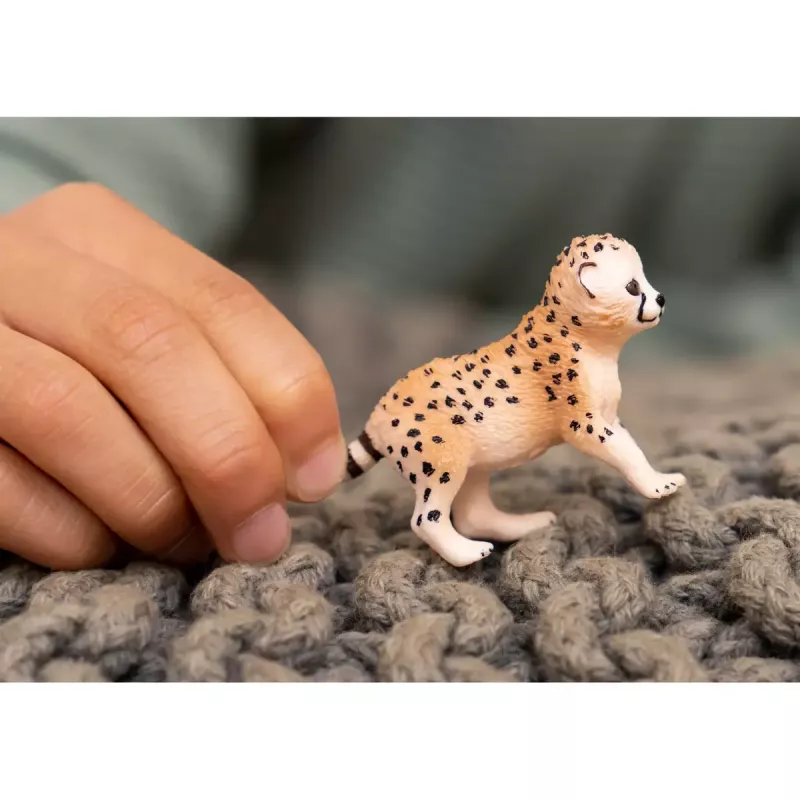 Figūra Schleich WILD LIFE geparda mazulis modelis 14866, brūna, vecumam 3+