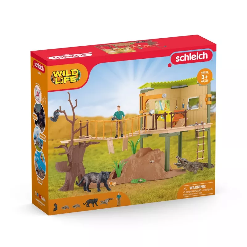 Zoo schleich WILD LIFE reindžera piedzīvojumu stacija Daudzkrāsu 3-8 gadi