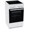 Gorenje GEC5A21WG Brīvi stāvoša plīts Elektriskā Keramiskā plīts virsma Balta