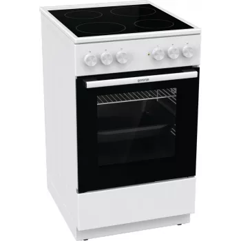 Gorenje GEC5A21WG Brīvi stāvoša plīts Elektriskā Keramiskā plīts virsma Balta