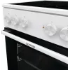 Gorenje GEC5A21WG Brīvi stāvoša plīts Elektriskā Keramiskā plīts virsma Balta
